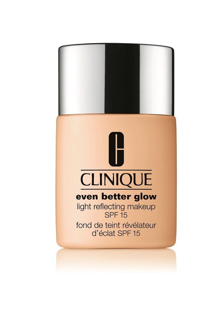 Jumestuskreem Clinique Even Better Glow Light Reflecting Makeup SPF15 30 ml, 12 Meringue hind ja info | Jumestuskreemid ja puudrid | hansapost.ee