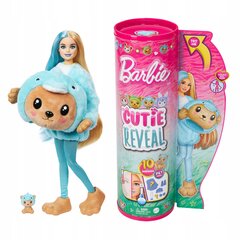 BARBIE кукла из серии Cutie Reveal собака в костюме лягушки 29 cm цена и информация | Игрушки для девочек | hansapost.ee