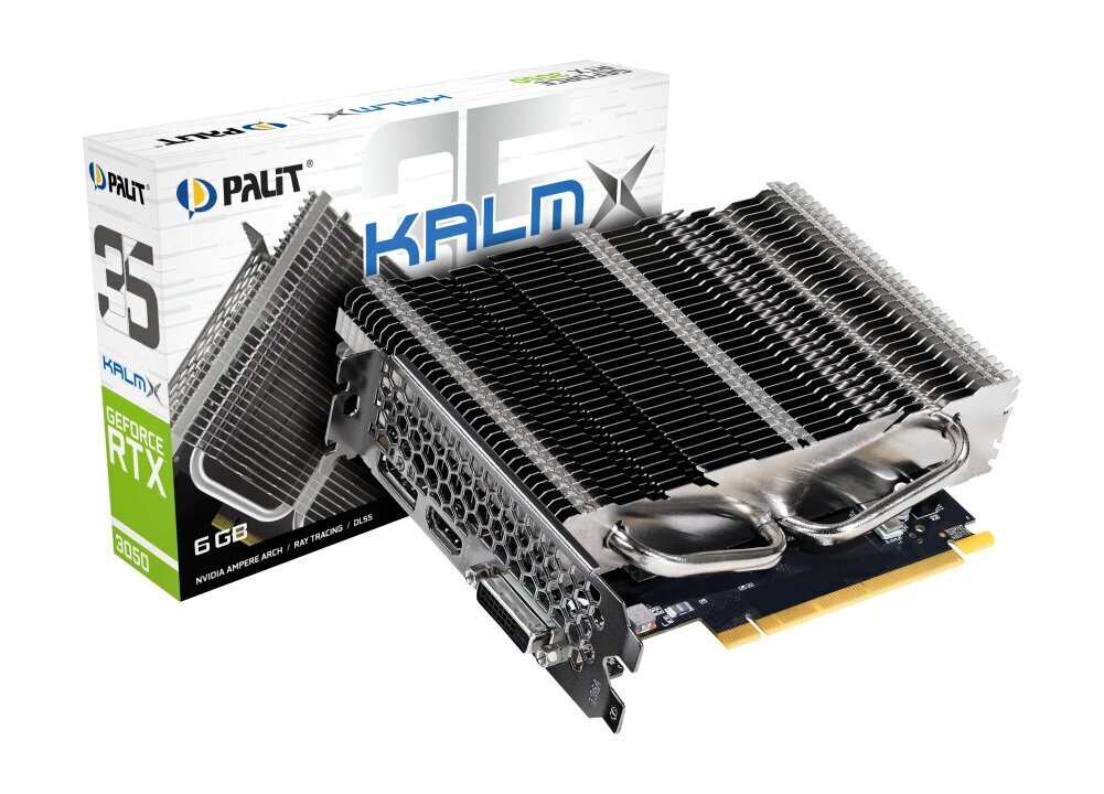 Palit GeForce RTX 3050 KalmX (NE63050018JE-1070H) hind ja info | Videokaardid | hansapost.ee