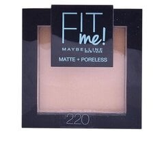 Kompaktpuuder Maybelline New York Fit Me Matt & Poreless 9 g, 220 Natural Beige hind ja info | Jumestuskreemid ja puudrid | hansapost.ee