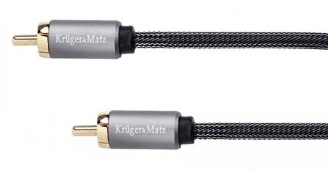 Kruger&Matz 1 RCA / 1 RCA, 1.8 m цена и информация | Juhtmed ja kaablid | hansapost.ee