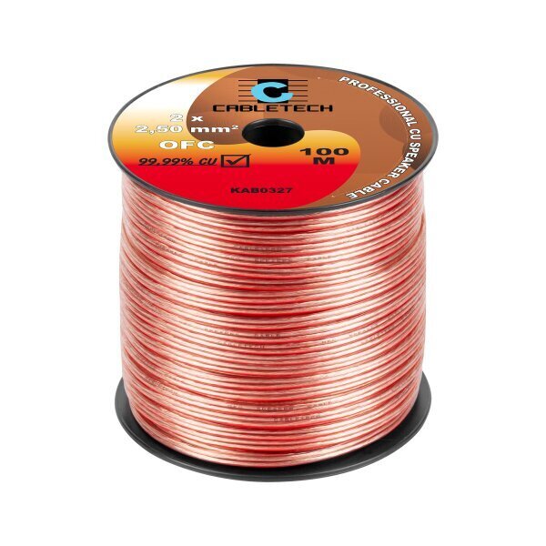 Cabletech, 2.5 mm, 100 m hind ja info | Juhtmed ja kaablid | hansapost.ee