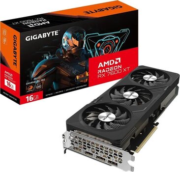 Gigabyte Radeon RX 7600 XT Gaming OC (GV-R76XTGAMING OC-16GD) hind ja info | Videokaardid | hansapost.ee