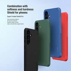 Nillkin Super Frosted PRO Back Cover for Xiaomi Redmi Note 13 Pro 5G|Poco X6 5G Deep Green цена и информация | Чехлы для телефонов | hansapost.ee