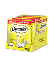 Dreamies Mega juustuga, 4 x 180g hind ja info | Kasside maiused | hansapost.ee