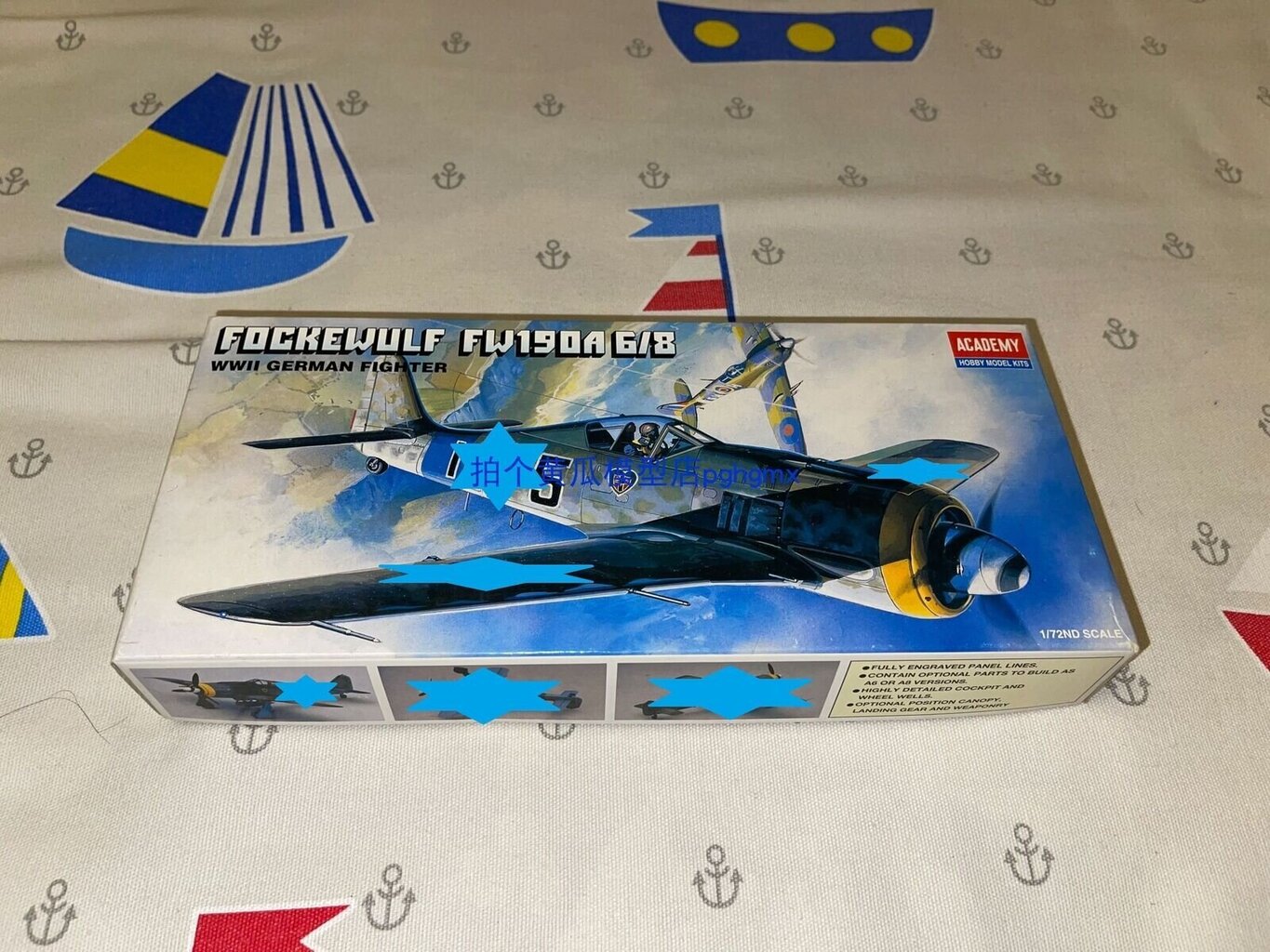 Liimitav mudel Academy 12480 1/72 Focke Wulf Fw 190A-6/8 hind ja info | Liimitavad mudelid | hansapost.ee