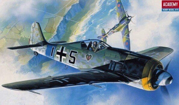 Liimitav mudel Academy 12480 1/72 Focke Wulf Fw 190A-6/8 price and information | Liimitavad mudelid | hansapost.ee