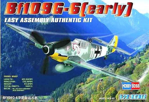 Liimitav mudel Hobby Boss 80225 Bf109 G-6 hind ja info | Liimitavad mudelid | hansapost.ee