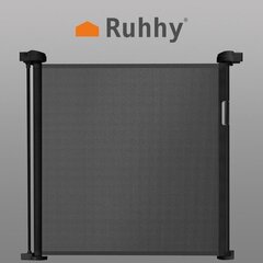 Turvavärav Ruhhy 22941, 86x154 cm, must hind ja info | Ruhhy Koerad | hansapost.ee