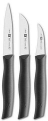 ZWILLING 36130-003-0 Set de 3 Couteaux, Acier Inoxydable, Noir, 34 x 14 x 3 см 3 шт. Набор ножей цена и информация | Zwilling Кухонные товары, товары для домашнего хозяйства | hansapost.ee