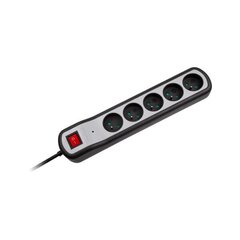 "rebel power strip", 5 розеток с выключателем (3 м, 3x1,5 мм) цена и информация | Рулонные удлинители | hansapost.ee