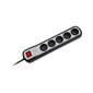 Rebel power strip, 5 pistikupesa koos lülitiga 5 m, 3x1,5 mm hind ja info | Pikendusjuhtmed | hansapost.ee