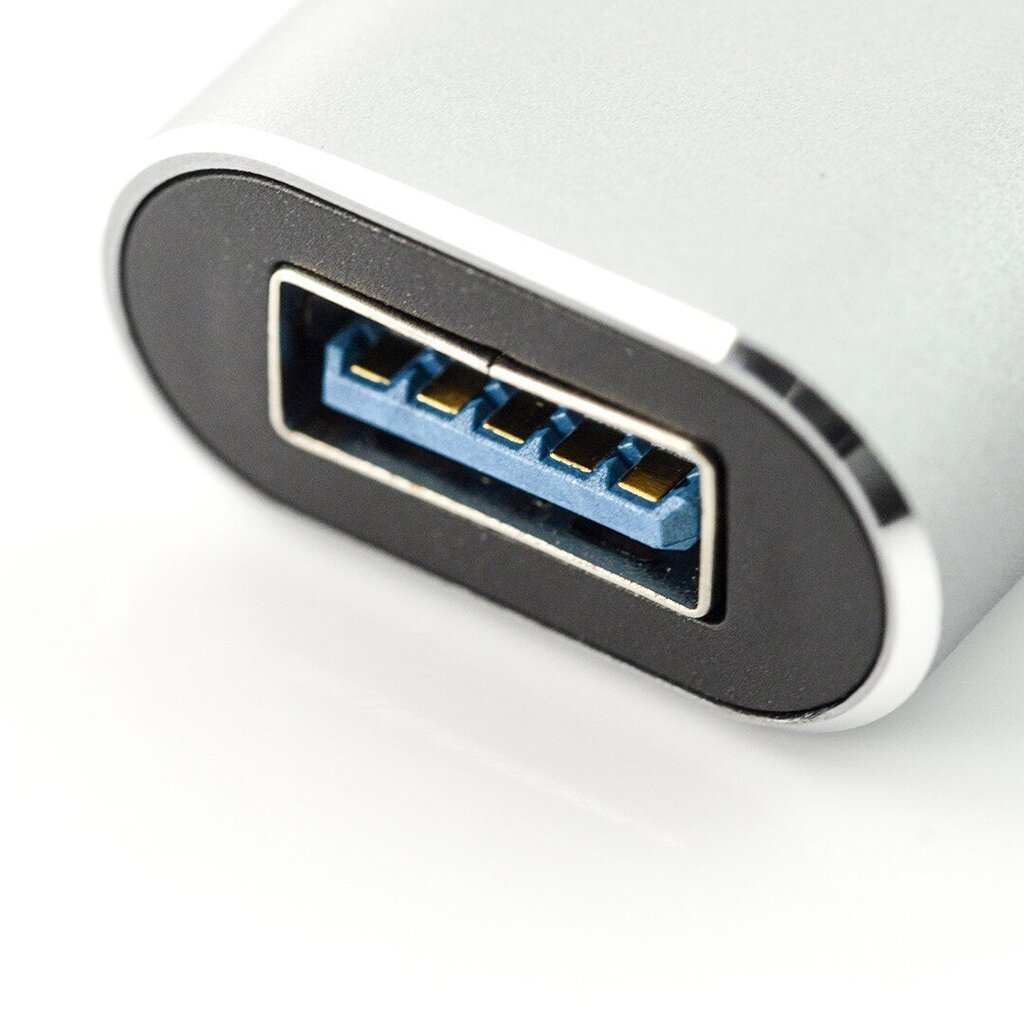 Adapter (hub) usb type c-st hdmi/usb3.0/sd/microsd/c portini hind ja info | USB adapterid ja jagajad | hansapost.ee