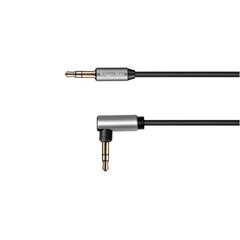 "kruger&matz basic 3.5 corner socket cable - 3.5 straight socket spring kruger&matz basic цена и информация | Кабели и провода | hansapost.ee