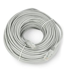 Ethernet Patchcord UTP, 30 m, hall hind ja info | Juhtmed ja kaablid | hansapost.ee