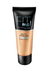 Maybelline Жидкая тональная основа FIT ME Matte 220 Natural Beige, 30мл цена и информация | Пудры, базы под макияж | hansapost.ee