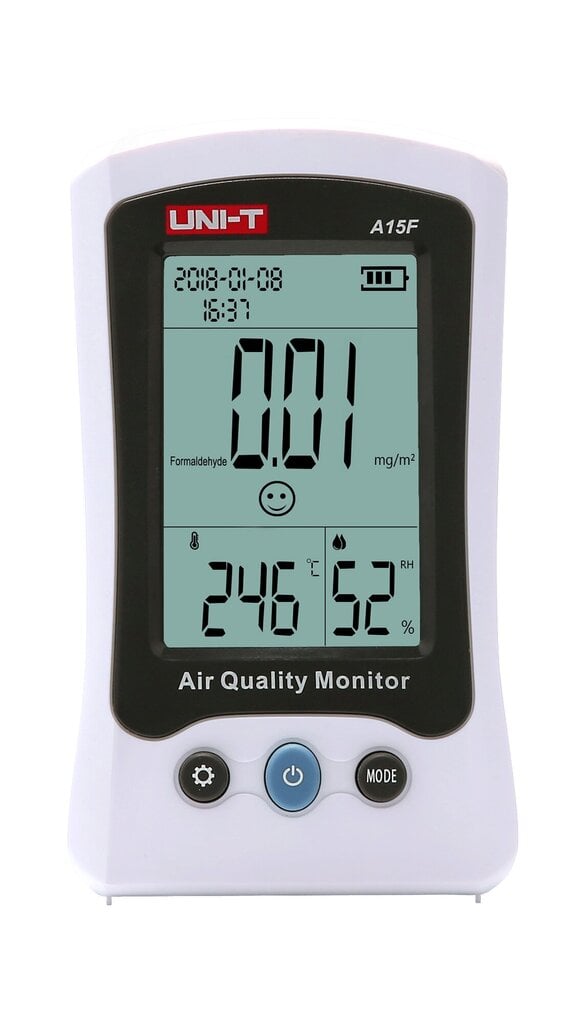 Õhukvaliteedi mõõtja Uni-T, A15F hind ja info | Niiskuse, temperatuuri, pH ja ORP mõõdikud | hansapost.ee