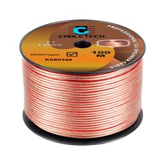 4 мм акустический кабель цена и информация | Текстильные провода и клеммные колодки | hansapost.ee