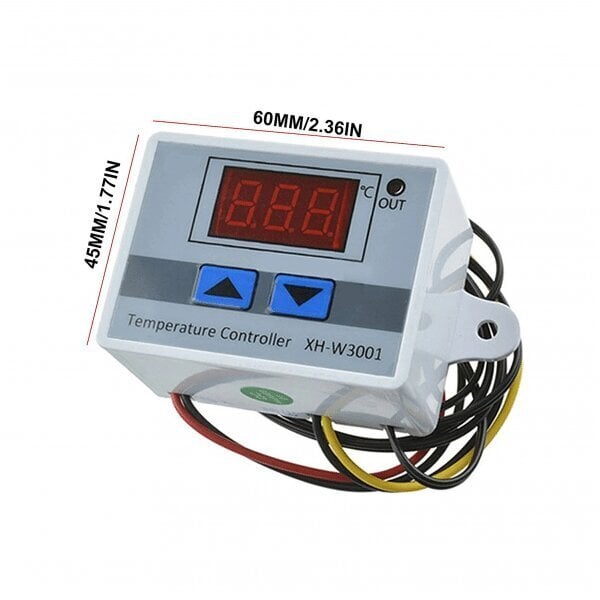 Termostaat 230v xh-w3001 hind ja info | Taimeriga pistikud ja termostaadid | hansapost.ee
