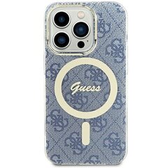 Guess GUHMP15SH4STB iPhone 15 | 14 | 13 6.1" niebieski|blue hardcase IML 4G MagSafe цена и информация | Чехлы для телефонов | hansapost.ee