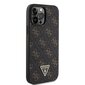 Guess PU Leather 4G Triangle Metal Logo Case цена и информация | Telefonide kaitsekaaned ja -ümbrised | hansapost.ee