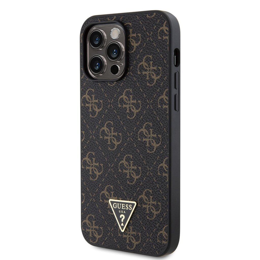 Guess PU Leather 4G Triangle Metal Logo Case price and information | Telefonide kaitsekaaned ja -ümbrised | hansapost.ee