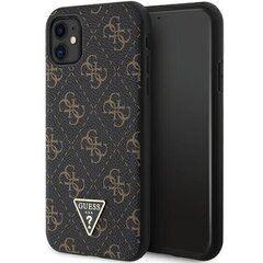 Guess GUHCN61PG4GPK iPhone 11 | Xr 6,1" czarny|black hardcase 4G Triangle Metal Logo цена и информация | Чехлы для телефонов | hansapost.ee