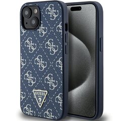 Guess GUHCP15MPG4GPB iPhone 15 Plus | 14 Plus 6.7" niebieski|blue hardcase 4G Triangle Metal Logo цена и информация | Чехлы для телефонов | hansapost.ee