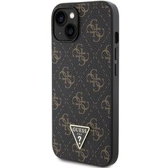 Guess GUHCP15MPG4GPK iPhone 15 Plus | 14 Plus 6.7" czarny|black hardcase 4G Triangle Metal Logo цена и информация | Чехлы для телефонов | hansapost.ee