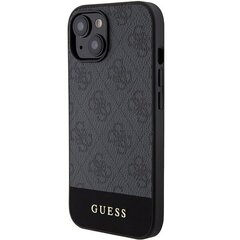 Guess GUHCP15SG4GLGR iPhone 15 | 14 | 13 6.1" szary|grey hardcase 4G Stripe Collection цена и информация | Чехлы для телефонов | hansapost.ee