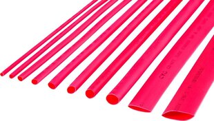 Cabletech Rurka termokurczliwa 8mm x 1m czerwona (LEC-NAR0260.1) цена и информация | Кабели и провода | hansapost.ee