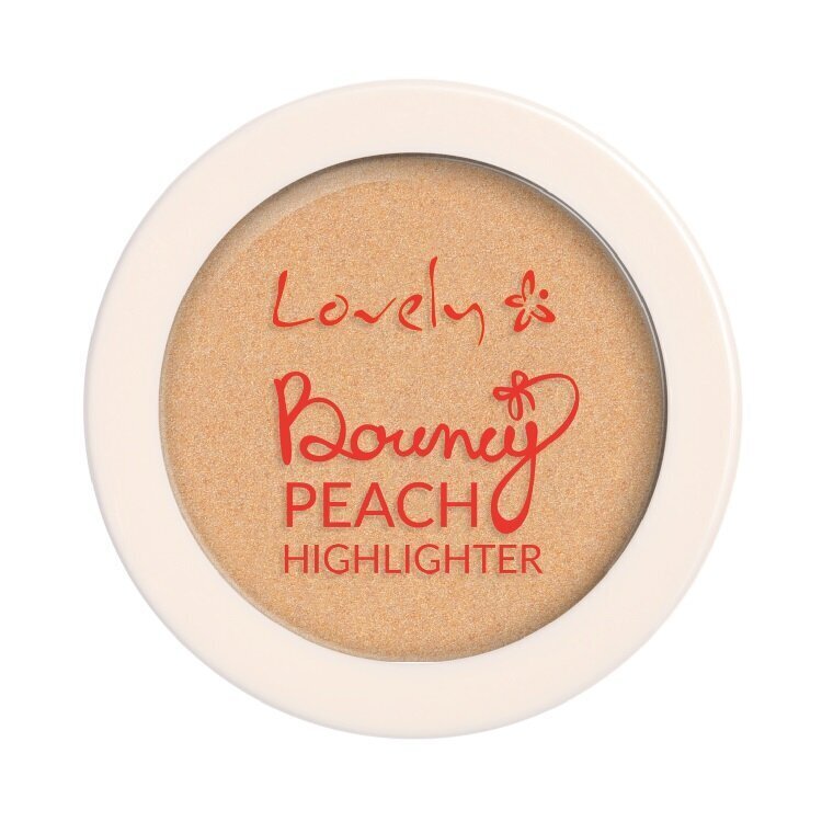 Sära andev toode näole Lovely Bouncy Powder Highlighter, virsik, 3,6 g цена и информация | Jumestuskreemid ja puudrid | hansapost.ee