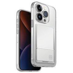 UNIQ etui Air Fender ID iPhone 15 Pro Max 6.7" nude transparent Cardslot цена и информация | Чехлы для телефонов | hansapost.ee