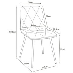 Кухонный стул Akord SJ.3, розовый цена и информация | Стулья для кухни и столовой | hansapost.ee