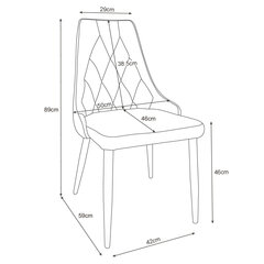 Кухонный стул Akord SJ.054, черный цена и информация | Стулья для кухни и столовой | hansapost.ee