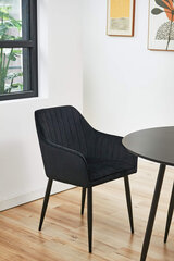2 tooli Akord SJ.040, musta värvi hind ja info | Köögitoolid, söögitoolid | hansapost.ee