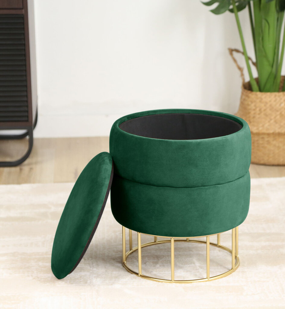 Pouf Akord Elza, roheline hind ja info | Kott-toolid, tumbad, järid | hansapost.ee