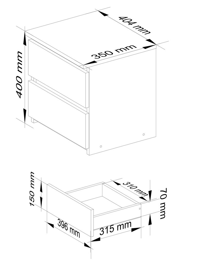 Öökapp Akord CL2 2SZ CLP, pruun/must hind ja info | Öökapid | hansapost.ee