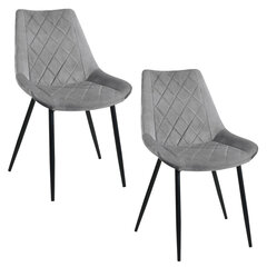 комплект из 2 стульев Akord SJ.0488, серый цена и информация | Стулья для кухни и столовой | hansapost.ee