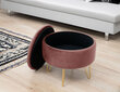 Pouf Akord Caro, roosa hind ja info | Kott-toolid, tumbad, järid | hansapost.ee