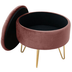 Pouf Akord Caro, roosa hind ja info | Kott-toolid, tumbad, järid | hansapost.ee