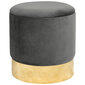 Pouf Akord Golden, hall hind ja info | Kott-toolid, tumbad, järid | hansapost.ee