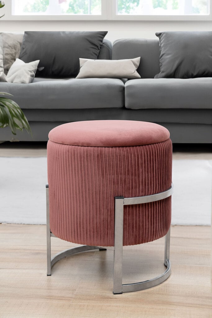 Pouf Akord Porto, roosa price and information | Kott-toolid, tumbad, järid | hansapost.ee