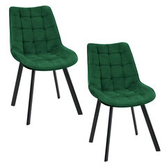 комплект из 2 стульев Akord SJ.22, зеленый цена и информация | Стулья для кухни и столовой | hansapost.ee