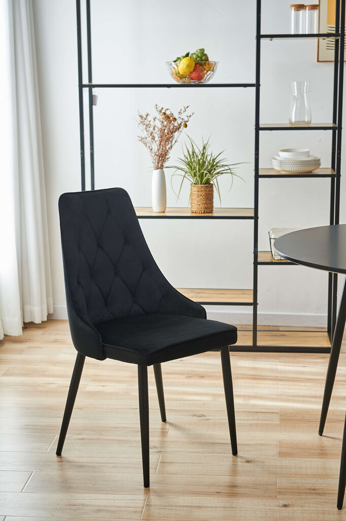2 tooli Akord SJ.054, musta värvi hind ja info | Köögitoolid, söögitoolid | hansapost.ee