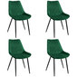 4 tooli Akord SJ.0488, roheline, komplekt Akord SJ.0488 hind ja info | Köögitoolid, söögitoolid | hansapost.ee