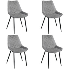 комплект из 4 стульев Akord SJ.0488, серый цена и информация | Стулья для кухни и столовой | hansapost.ee