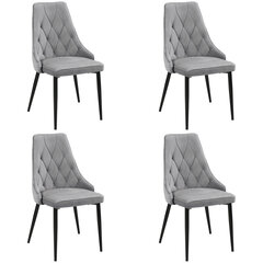 комплект из 4 стульев Akord SJ.054, серый цена и информация | Стулья для кухни и столовой | hansapost.ee