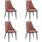 4 tooli Akord SJ.054, roosa, komplektis hind ja info | Köögitoolid, söögitoolid | hansapost.ee