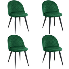 4 tooli Akord SJ.077, roheline, komplekt Akord SJ.077 hind ja info | Köögitoolid, söögitoolid | hansapost.ee